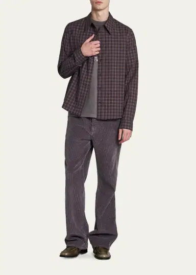 Marni Men's Corduroy Flared Five-Pocket Pants | Thumbnail 2