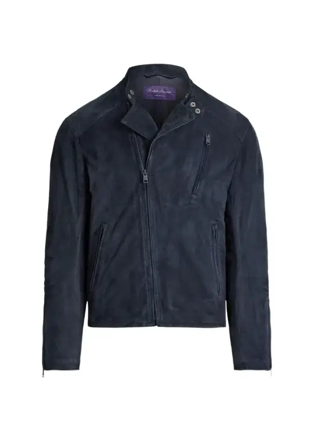 Ralph Lauren Purple Label Men's Suede Moto Jacket
