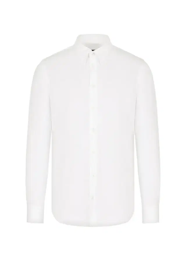 Giorgio Armani Men's Cotton Jersey Sport Shirt