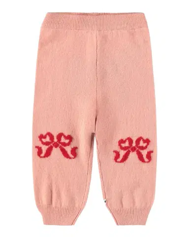 Molo Girl's Solana Bow Wool Knit Pants, Size 0M-3 | Thumbnail 1