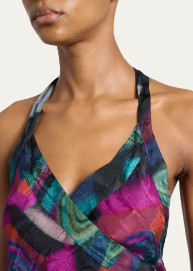 Dries Van Noten Halter Marble-Print Top | Thumbnail 5 Dries Van Noten Halter Marble-Print Top | Thumbnail 5