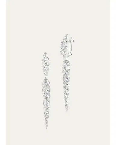 Boghossian Merveilles Icicle 18K White Gold Diamond Small Earrings | Thumbnail 1