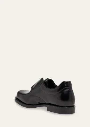 Balenciaga Men's Comfy Leather Derby Shoes | Thumbnail 4