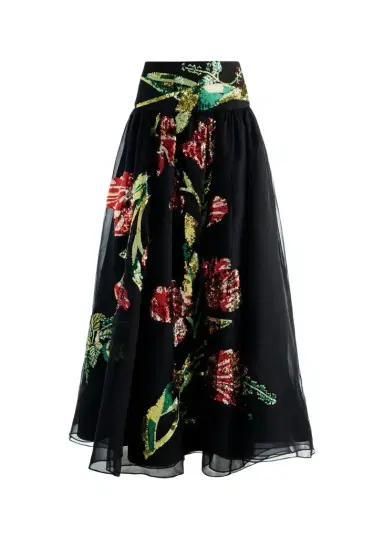 Alice + Olivia Oriana Embellished Maxi Skirt | Thumbnail 1
