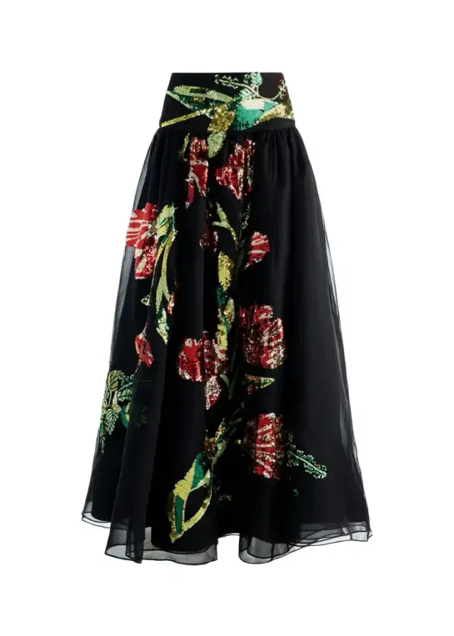 Alice + Olivia Oriana Embellished Maxi Skirt