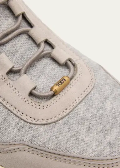 Tod's Sportiva Knit Suede Trainer Sneakers | Thumbnail 5 Tod's Sportiva Knit Suede Trainer Sneakers | Thumbnail 5