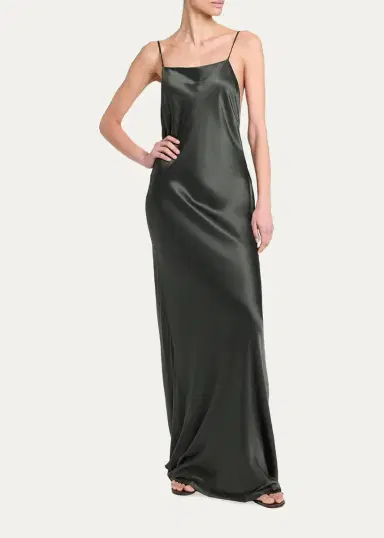 TWP Open-Back Silk Maxi Slipdress | Thumbnail 2