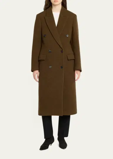 The Row Bamira Wool Double-Breasted Long Coat | Thumbnail 2