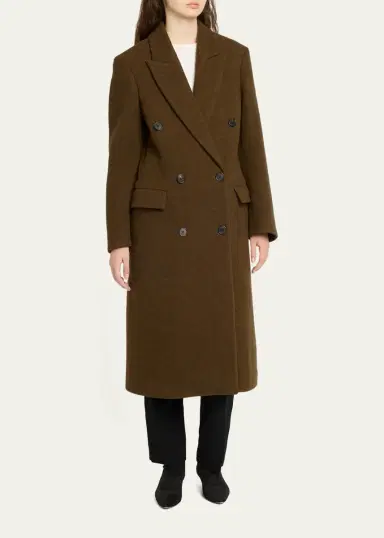 The Row Bamira Wool Double-Breasted Long Coat | Thumbnail 4