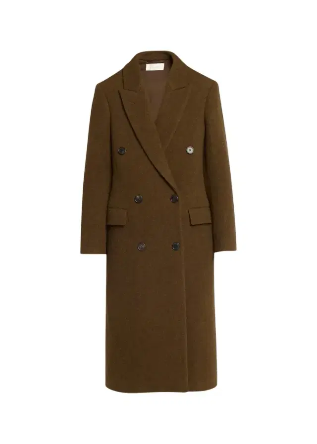 The Row Bamira Wool Double-Breasted Long Coat