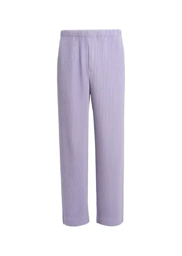 Homme Plissé Issey Miyake Men's Pleated Straight Leg Pull-On Pants