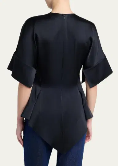 Stella McCartney Ruffled Satin Top | Thumbnail 3