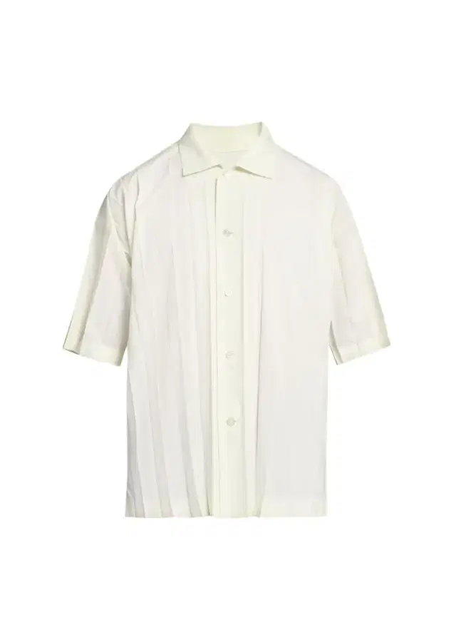 Homme Plissé Issey Miyake Men's Edge Pleated Short-Sleeve Shirt