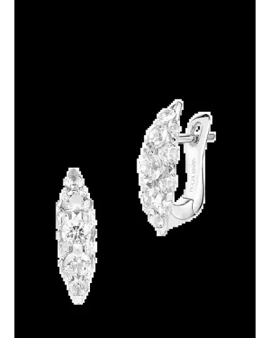 Boghossian 18K White Gold Diamond Merveilles Icicle Mini Earrings | Thumbnail 2