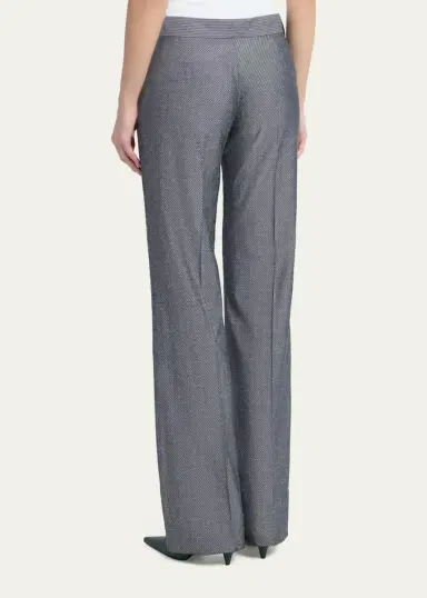 Stella McCartney Twill Straight-Leg Pants | Thumbnail 3