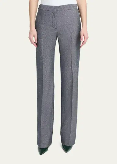 Stella McCartney Twill Straight-Leg Pants | Thumbnail 4