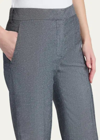 Stella McCartney Twill Straight-Leg Pants | Thumbnail 5