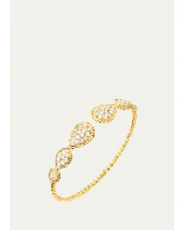 Serpent Boheme 18K Yellow Gold Diamond Multi Motifs Bracelet
