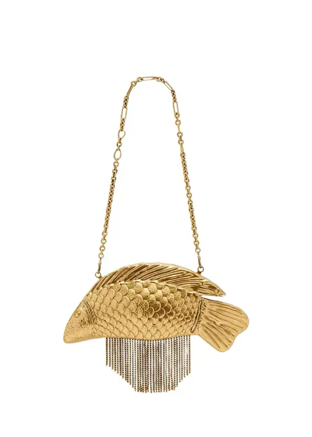 Cult Gaia Neemo Fish Clutch Bag