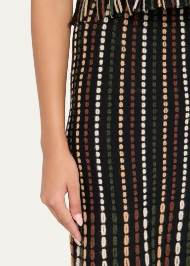 Ulla Johnson Inez Fringe Knit Midi Skirt | Thumbnail 5