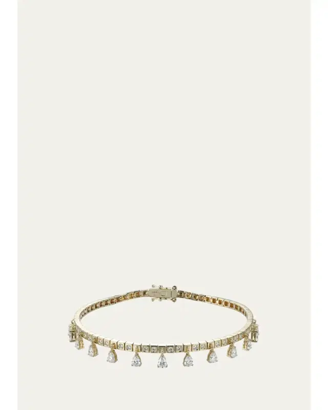 Type Jewelry LEGGO FRINGE Diamond Tennis Bracelet