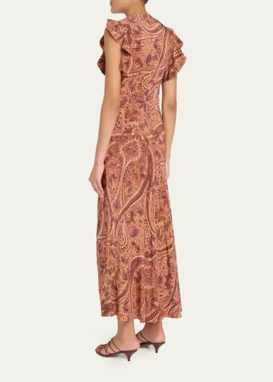 Ulla Johnson Ameline Sleeveless Silk Maxi Dress | Thumbnail 3 Ulla Johnson Ameline Sleeveless Silk Maxi Dress | Thumbnail 3