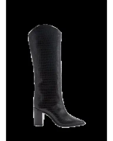 Schutz Analeah Snake-Print Leather Tall Boots | Thumbnail 2