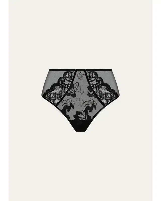 Lise Charmel Cuir Sexy Couture Tulle Sexy Boyshorts