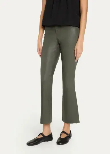L'Agence Kendra High-Rise Coated Crop Flare Jeans | Thumbnail 4 L'Agence Kendra High-Rise Coated Crop Flare Jeans | Thumbnail 4