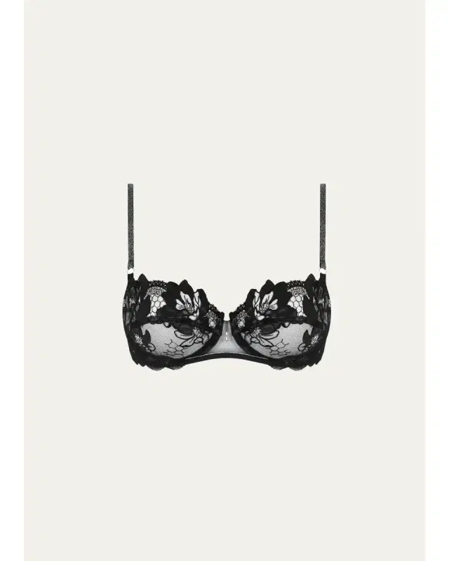 Lise Charmel Cuir Sexy Couture Embroidered Demi Bra