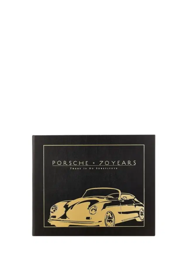 Graphic Image "Porsche 70 Years: There Is No Substitute" Leather-Bound Book by Randy Leffingwell