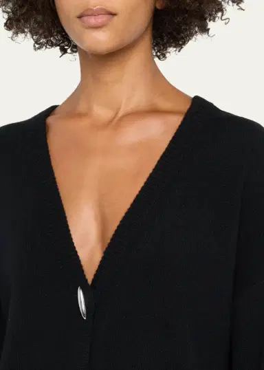 Grace Ling Cashmere Oversized V-Neck Cardigan | Thumbnail 5