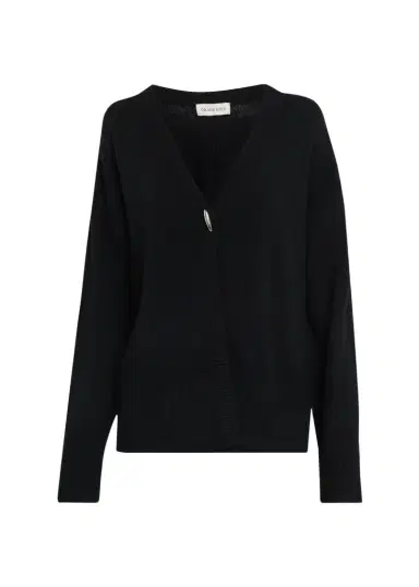 Grace Ling Cashmere Oversized V-Neck Cardigan | Thumbnail 1