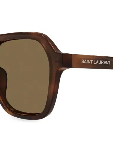 Saint Laurent Men's 55MM Aviator Sunglasses - Havana | Thumbnail 3
