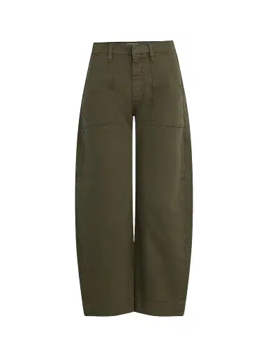 Favorite Daughter Women's The Major Barrel-Leg Pants - Army - Size 32 | Thumbnail 1 Favorite Daughter Women's The Major Barrel-Leg Pants - Army - Size 32 | Thumbnail 1