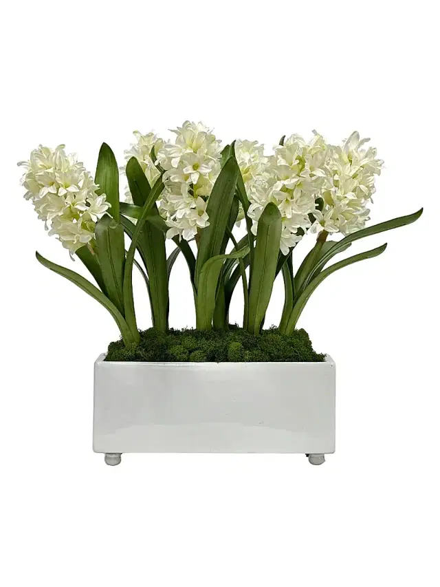 Winward Home Everyday Newness Refresh Faux Hyacinth Arrangement