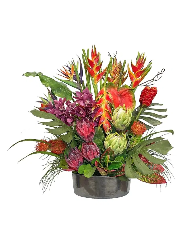 Winward Home Everyday Newness Refresh Imitation Tropical Combos Centerpiece