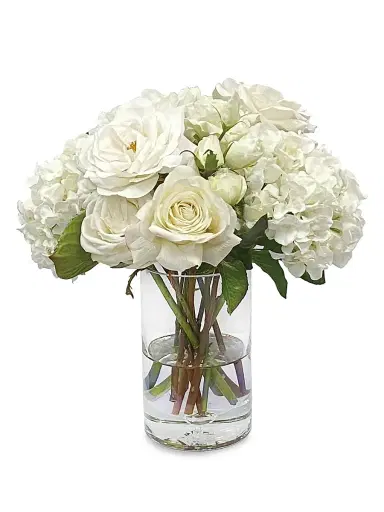 Winward Home Everyday Newness Refresh Faux Roses & Lisianthus Arrangement | Thumbnail 1 Winward Home Everyday Newness Refresh Faux Roses & Lisianthus Arrangement | Thumbnail 1