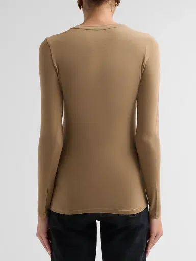 MAJESTIC FILATURES Women's Soft Touch Crewneck Long-Sleeve Top | Thumbnail 3