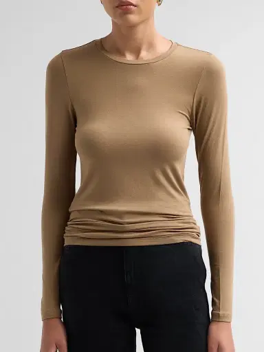 MAJESTIC FILATURES Women's Soft Touch Crewneck Long-Sleeve Top | Thumbnail 5