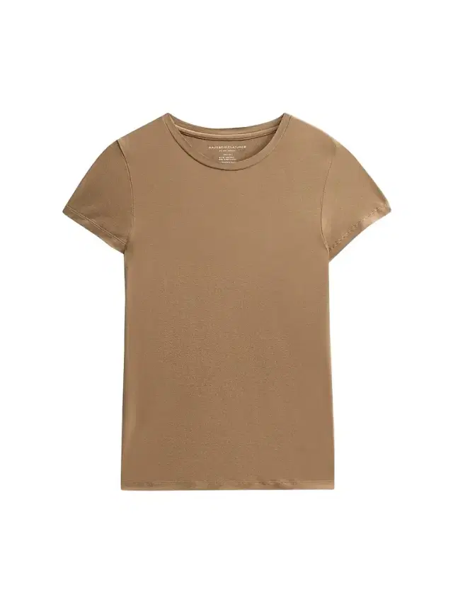 Majestic Filatures Women's Soft Touch Crewneck T-Shirt - Havana