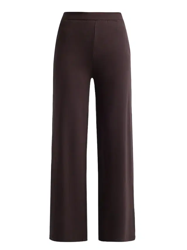 Majestic Filatures Women's French Terry Wide-Leg Pants - Chocolate Mousse