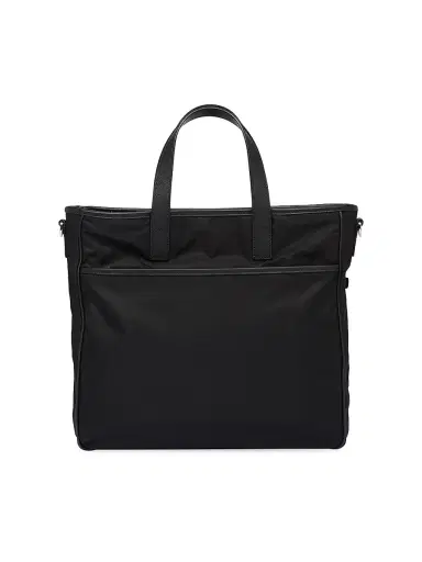 Prada Men's Re-Nylon and Saffiano Leather Tote Bag - Black | Thumbnail 5