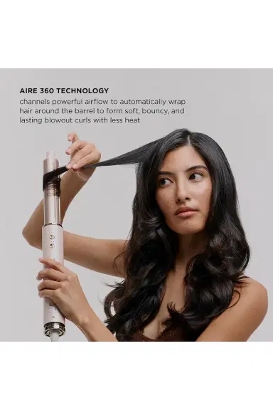 T3 Aire 360 Air Styler Blowout Kit With Dual Voltage And Ceramic Curling Attachments | Thumbnail 5