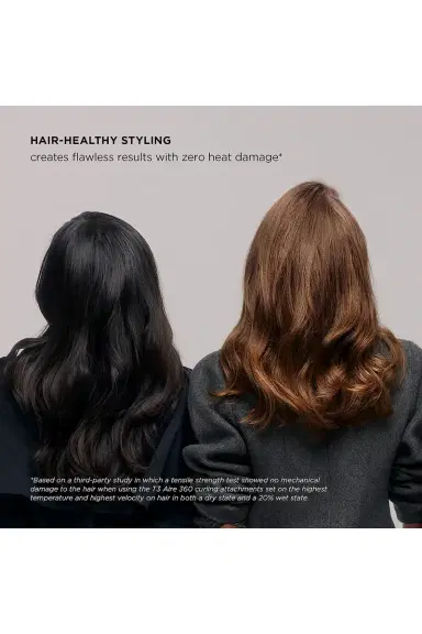 T3 Aire 360 Air Styler Blowout Kit With Dual Voltage And Ceramic Curling Attachments | Thumbnail 7