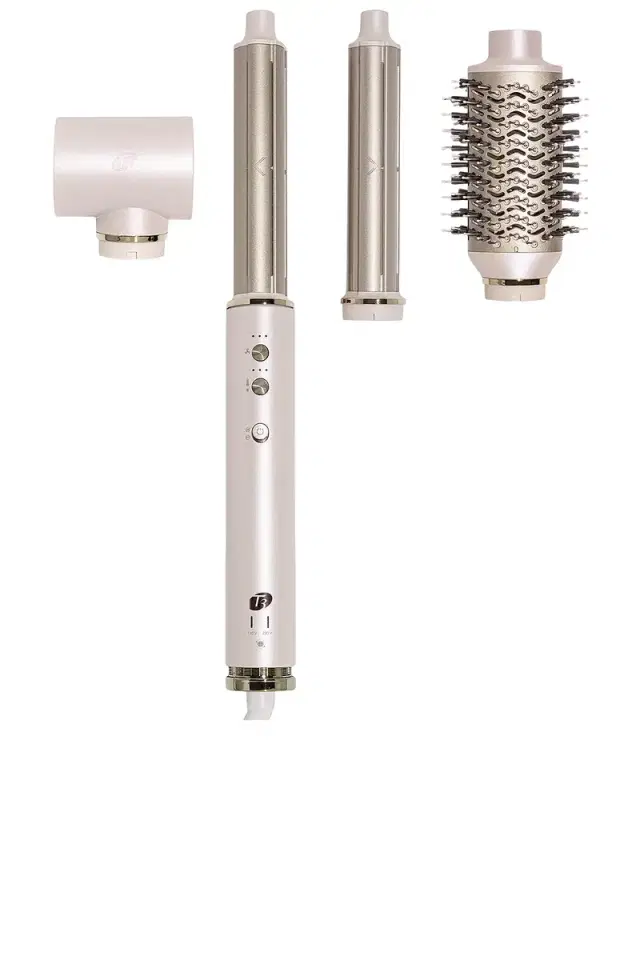 T3 Aire 360 Air Styler Blowout Kit With Dual Voltage And Ceramic Curling Attachments