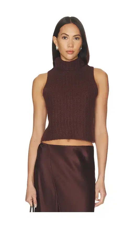 Saige Cropped Turtleneck Top Saige Cropped Turtleneck Top