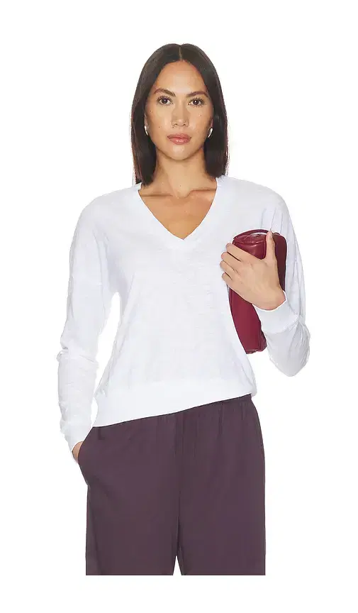 Bobi Deep Vneck Pullover