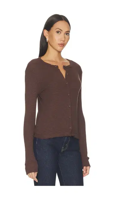 Bobi Ruffle Cardigan | Thumbnail 2