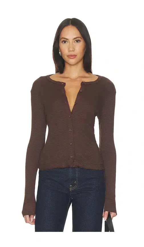 Bobi Ruffle Cardigan
